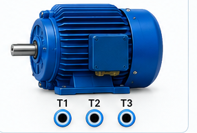 Three phase motor