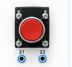 Stop Pushbutton, normally closed