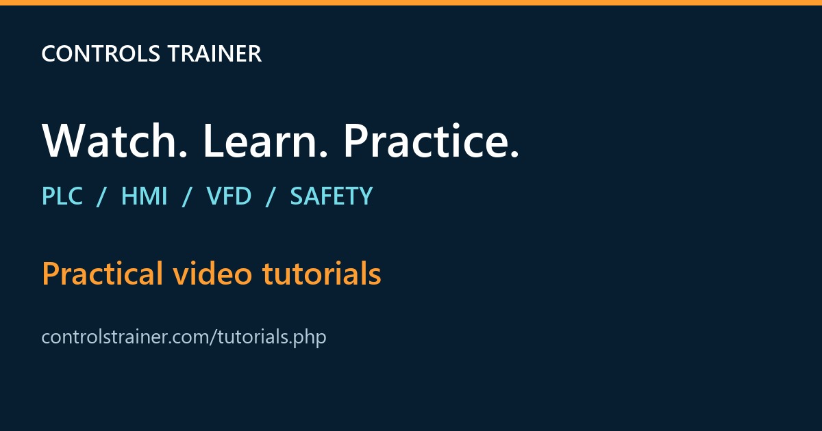 Controls Trainer simulator tutorial library