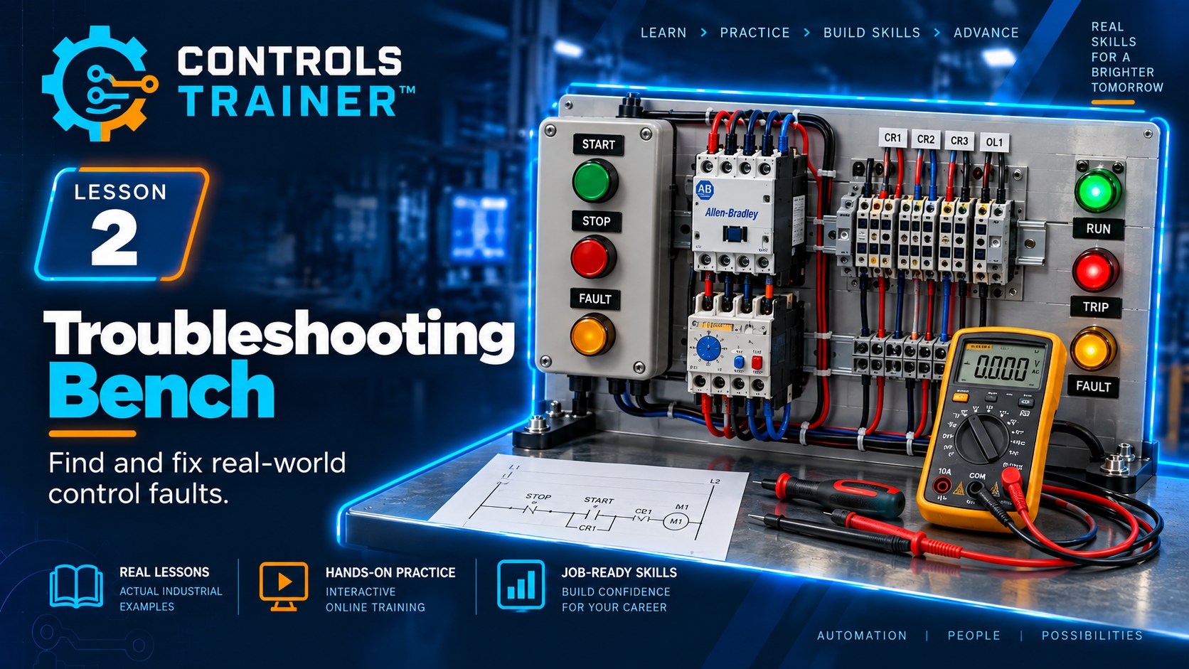 Level 2 Troubleshooting industrial controls conveyor