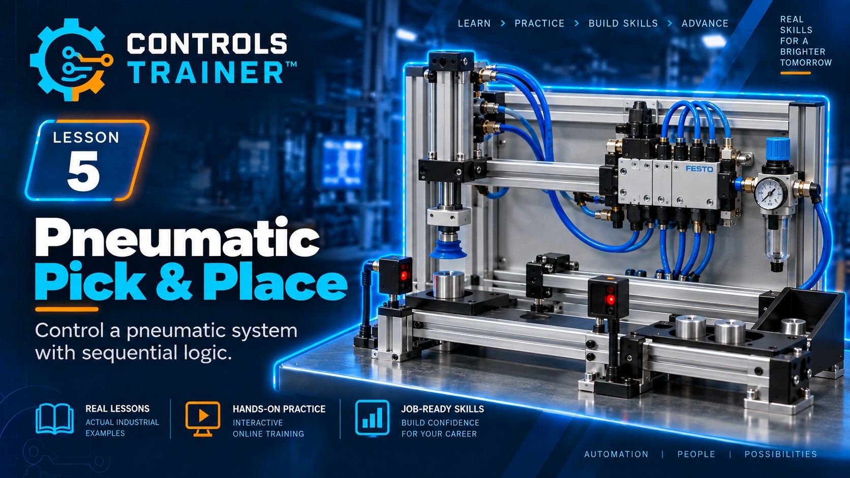 Level 5 Pneumatic Pick and Place Cell training